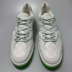 Gucci Basket Sneakers White Green Men’s 13 s-l400.jpg main image 4